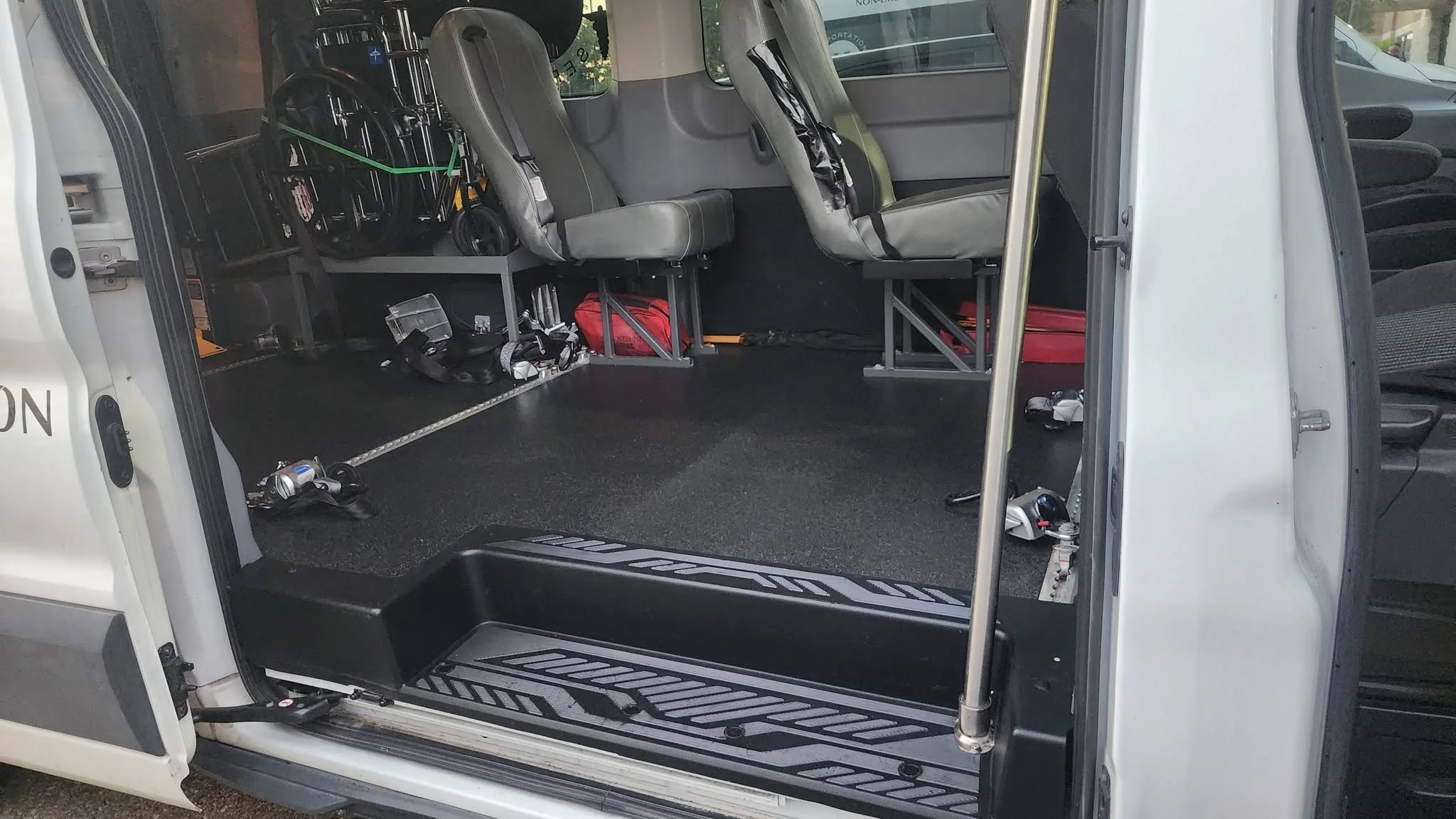 Transit fleet vehicle serviced by YurCar